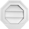 Ekena Millwork Octagonal Surface Mount PVC Gable Vent w/ 2"W x 2"P Brickmould Sill Frame, 12"W x 12"H GVPOC12X1203SN - alternate 1